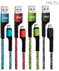 CABLE USB TEXTIL ONLY TIPO-C MOD 60