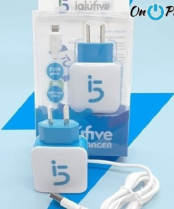 CARGADOR I5 IGLÚFIVE 2 PUERTOS USB 2.1A 1.0A PARA IPHONE