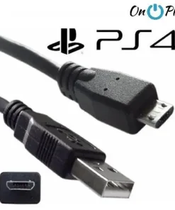 Alternative view of CABLE JOYSTICK PS4 DE CARGA DUALSHOCK MICRO USB 1.8 METRO