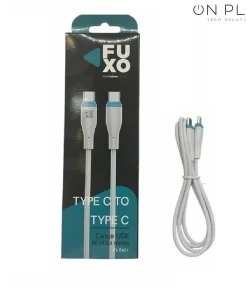 Alternative view of Cable de Datos FUXO Tipo C a Tipo C FX BA01 65W 1.2 metros