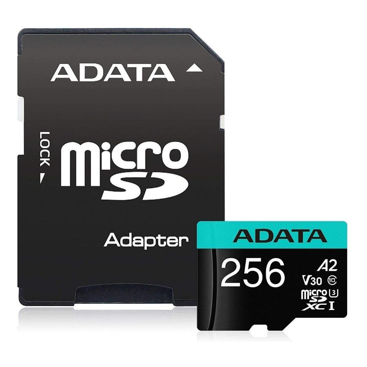 Memoria Micro Sd Premier Pro 256 Gb Adata Clase 10 - Imagen 2