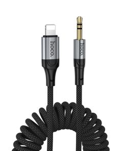Alternative view of Cable Auxiliar 3.5 a Lightning Hoco Upa33a Cordel 1m Negro