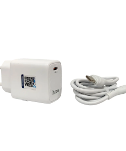 Alternative view of Cargador Carga Rapida Hoco Dc116 30w Tipo C + Cable Blanco