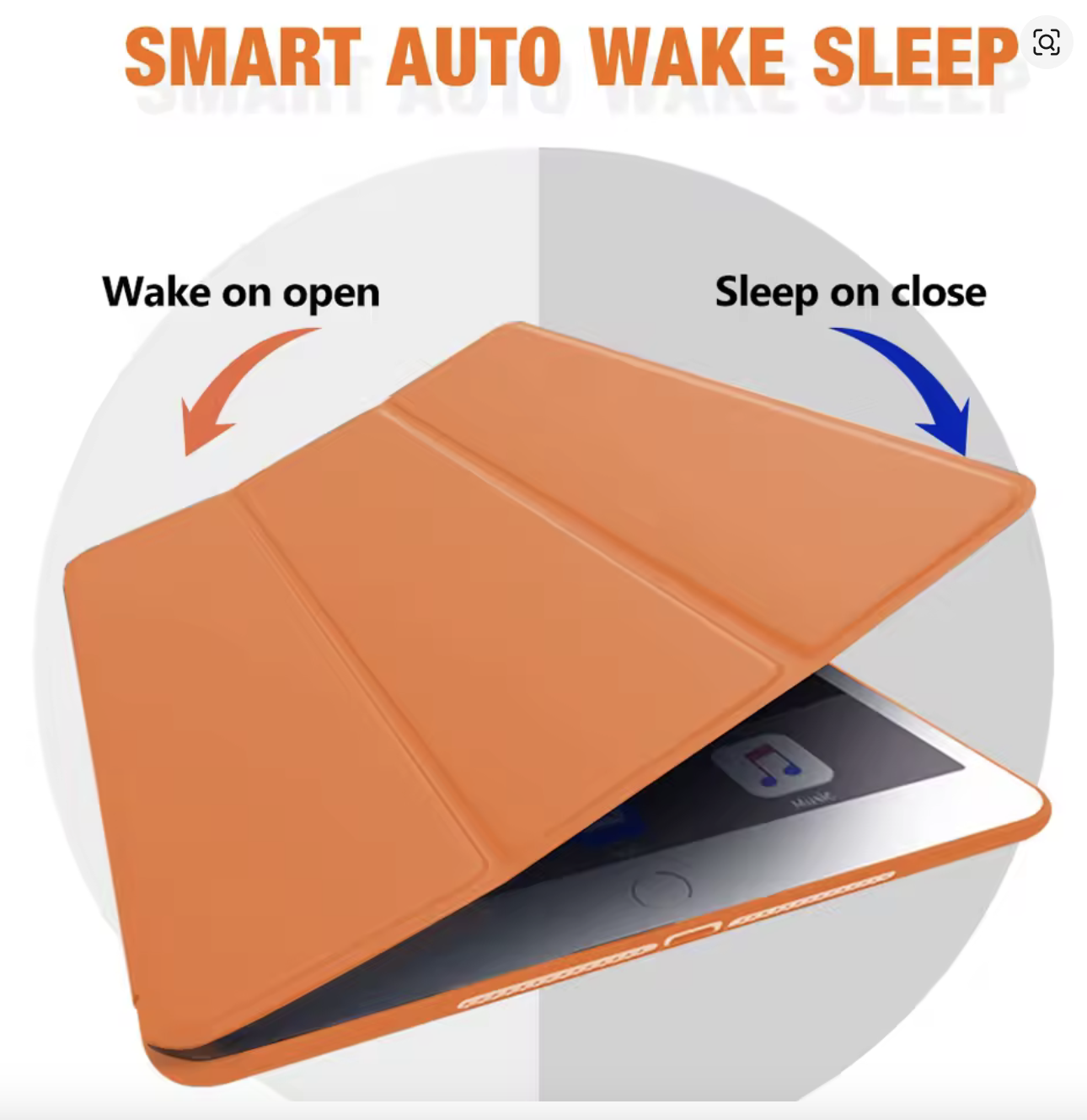 Carcasa Flip Cover Smart Para Ipad 10.9 10th Gen 2022 / 2025 Violeta - Imagen 4