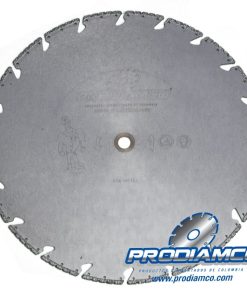 Disco Diamantado 12” segmentado Corte de Metal Profesional